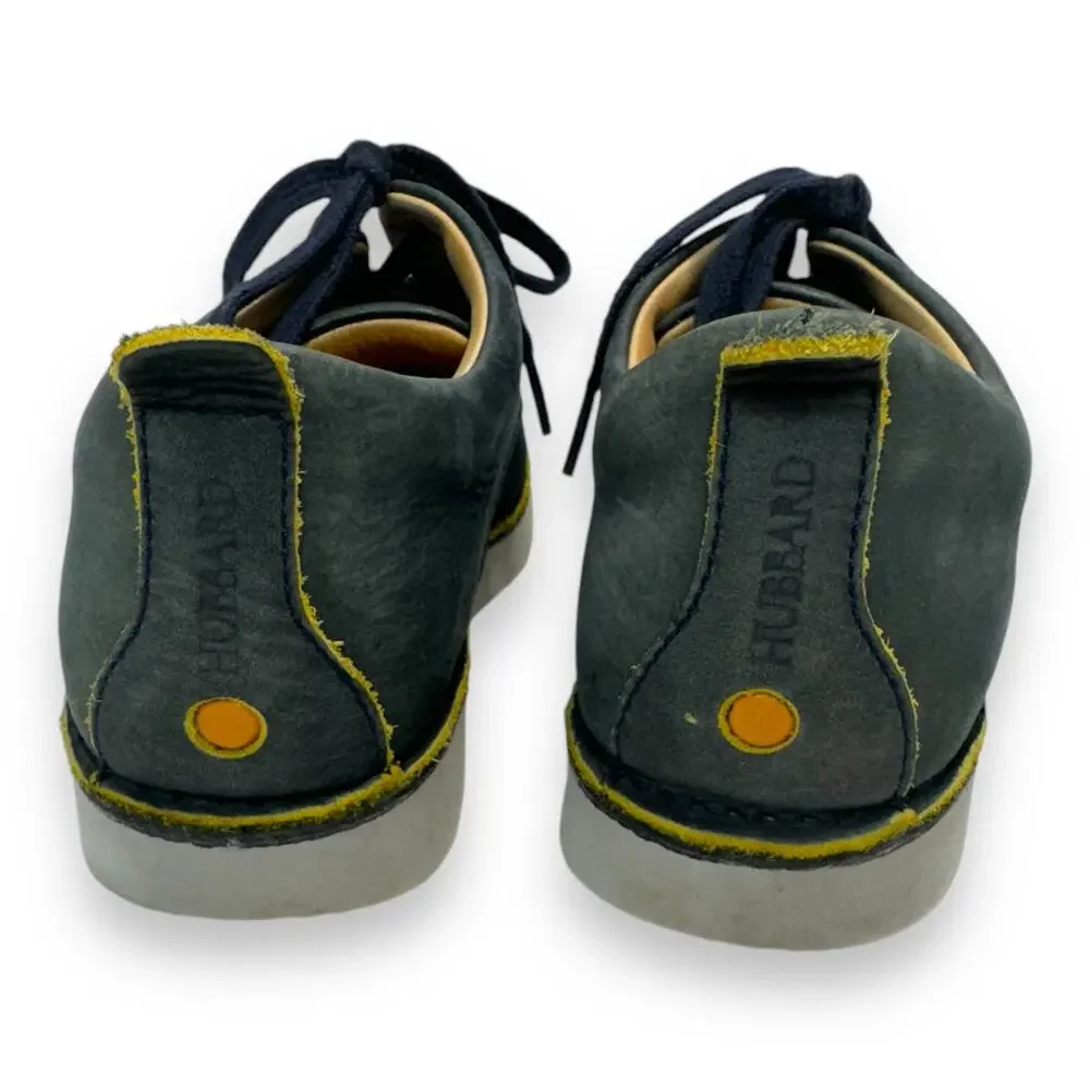 Samuel Hubbard Free Nubuck Leather Oxford Walking Shoes 10 Blue